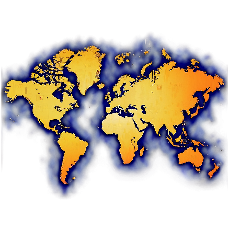 World Map Vector Silhouette Png 30