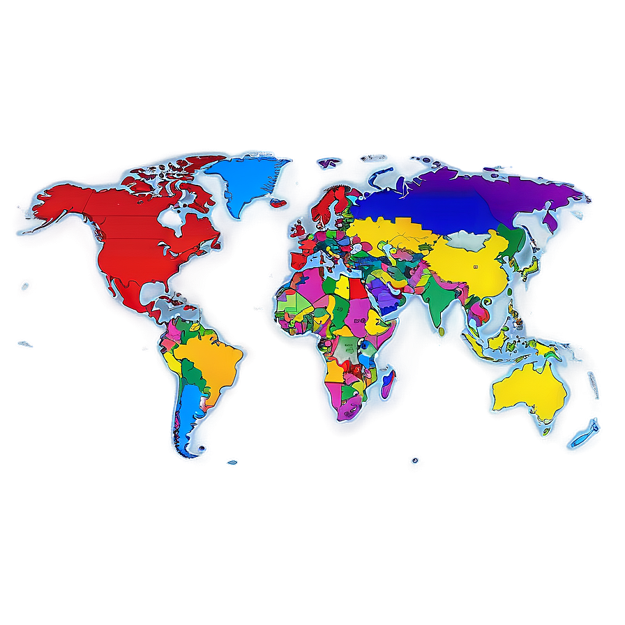 World Map Vector With Continents Png 86