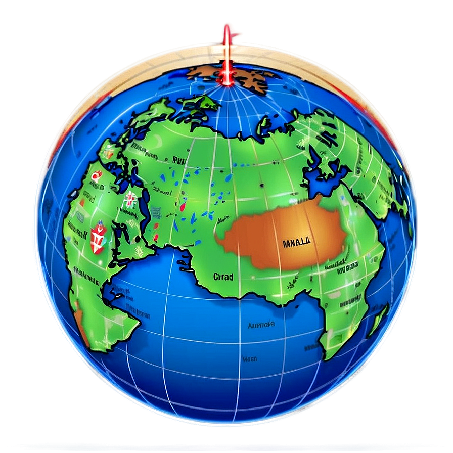 World Map Vector With Countries Labeled Png 24