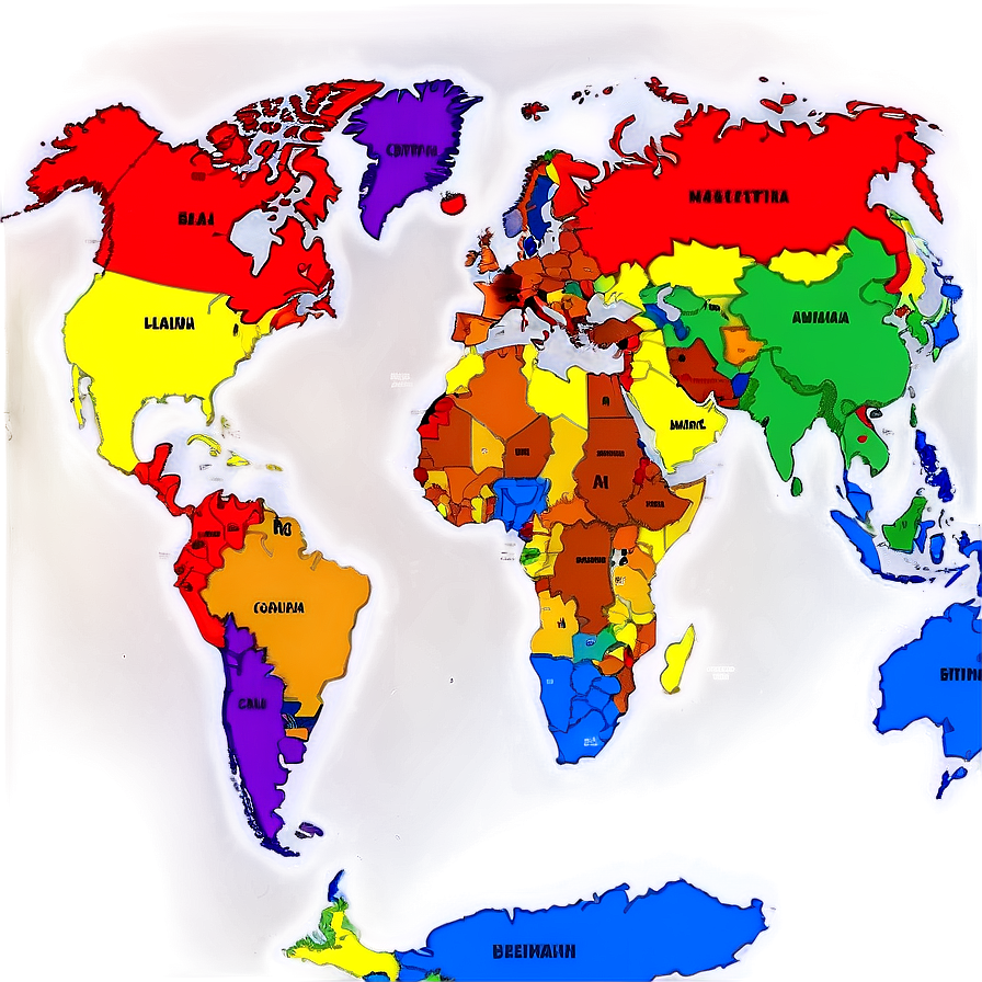 World Map With Capitals Png 05032024