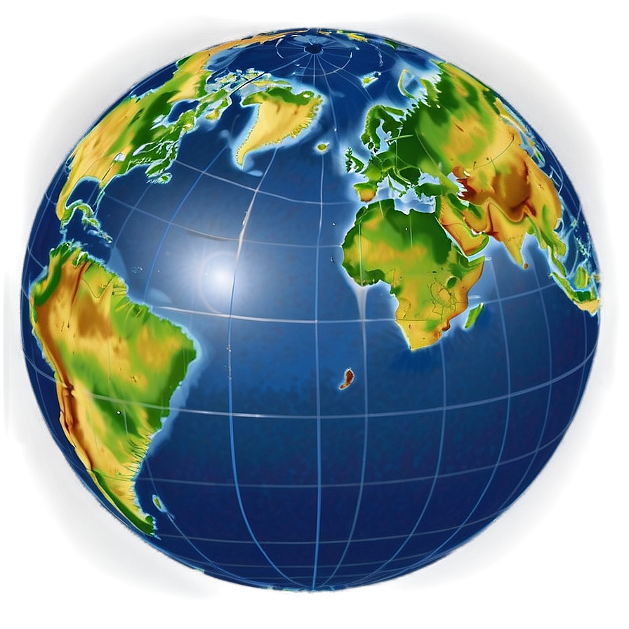 World Map With Equator Png 05032024