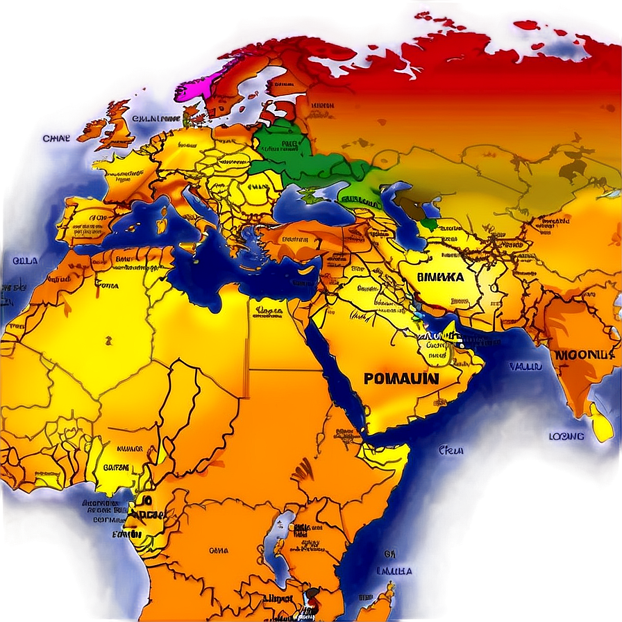 World Map With Global Population Png Jbu