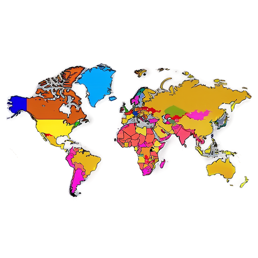 World Map With International Borders Png 59