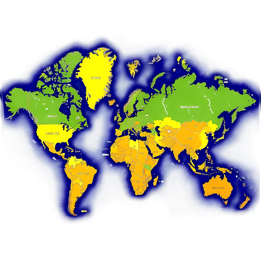 World Map With Latitude And Longitude Png 06242024