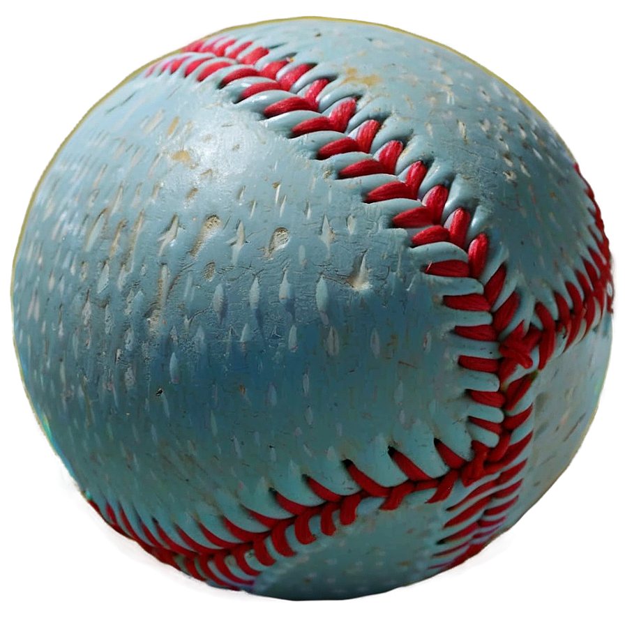 Worn Softball Image Png Eck79