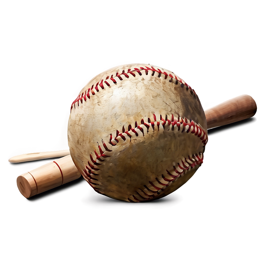 Worn Texture Baseball Png 56