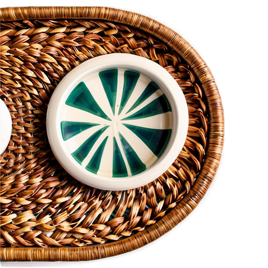 Woven Rattan Tray Png 06212024