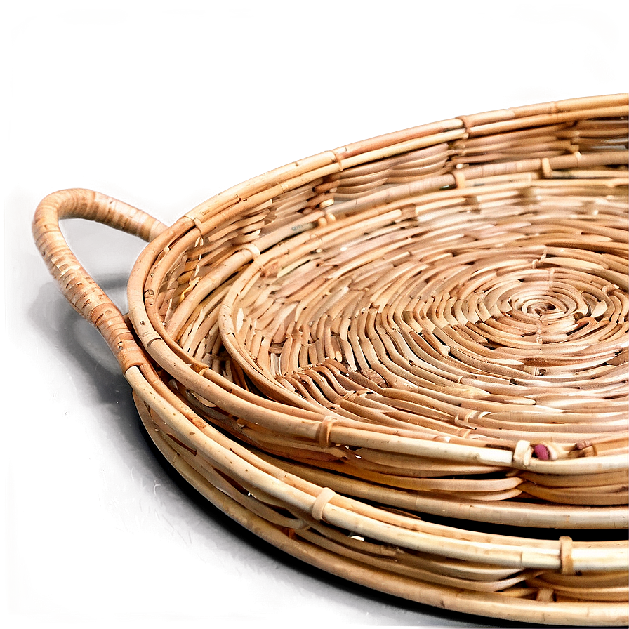 Woven Rattan Tray Png 06212024