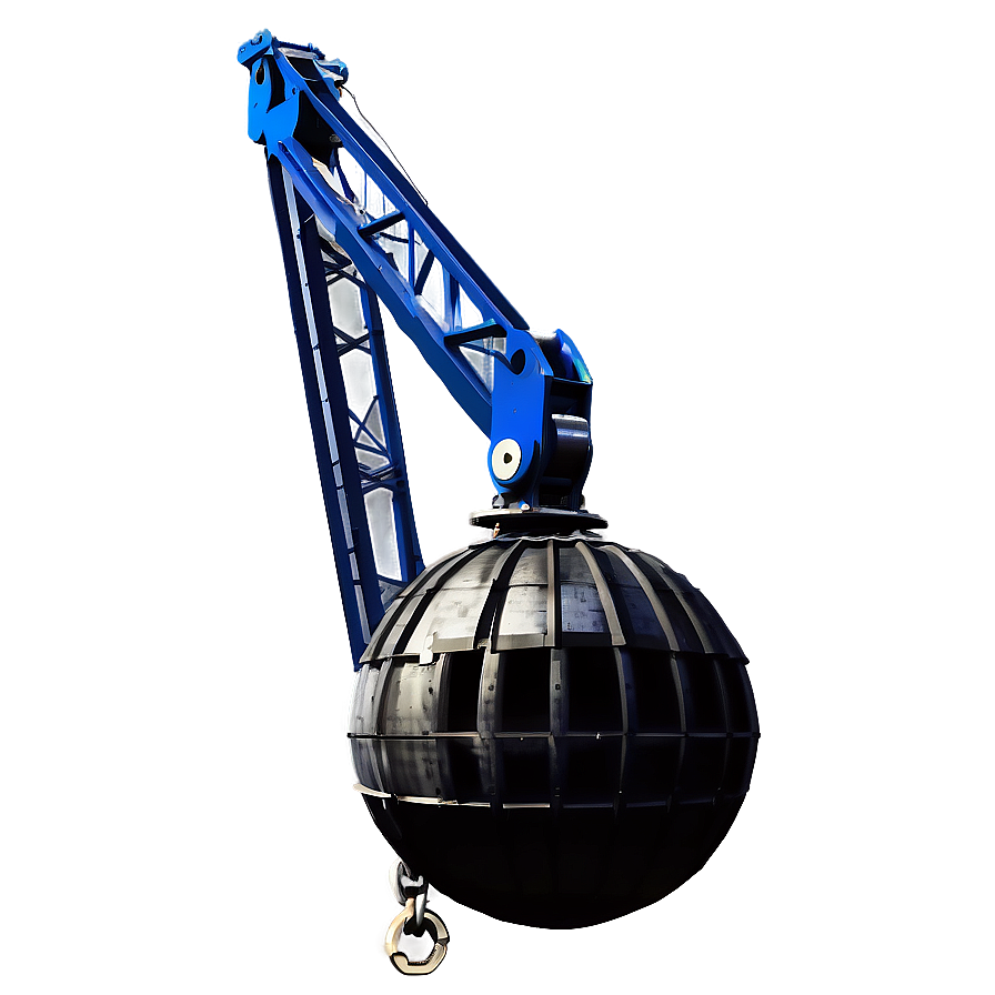 Wrecking Ball Crane Silhouette Png Ngo