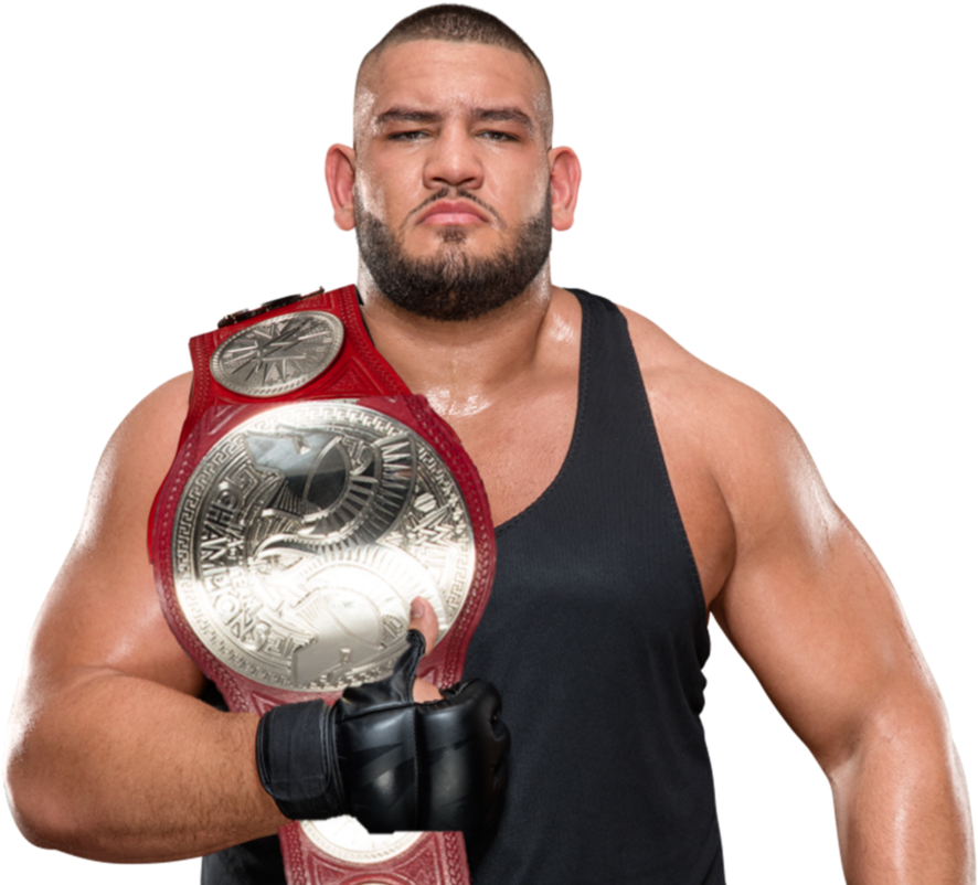 Wrestler_with_ Red_ Championship_ Belt