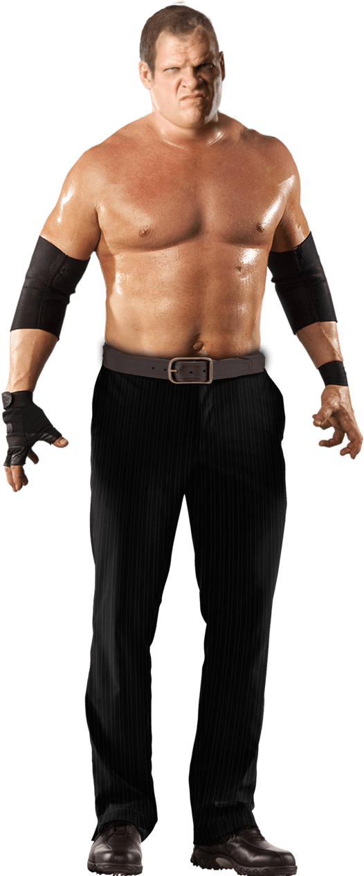 Wrestlerin Black Pinstripe Pants