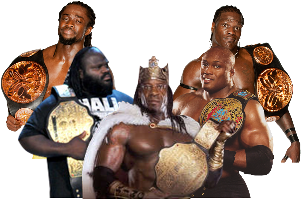 Wrestling Champions Collage