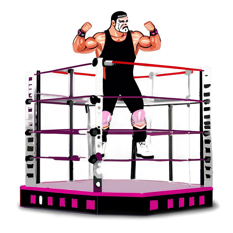 Wrestling Ring Cage Match Png Uit41