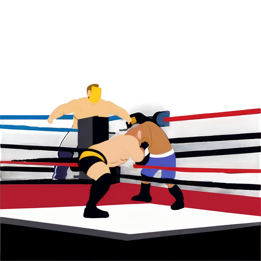 Wrestling Ring Match Night Png Juv4