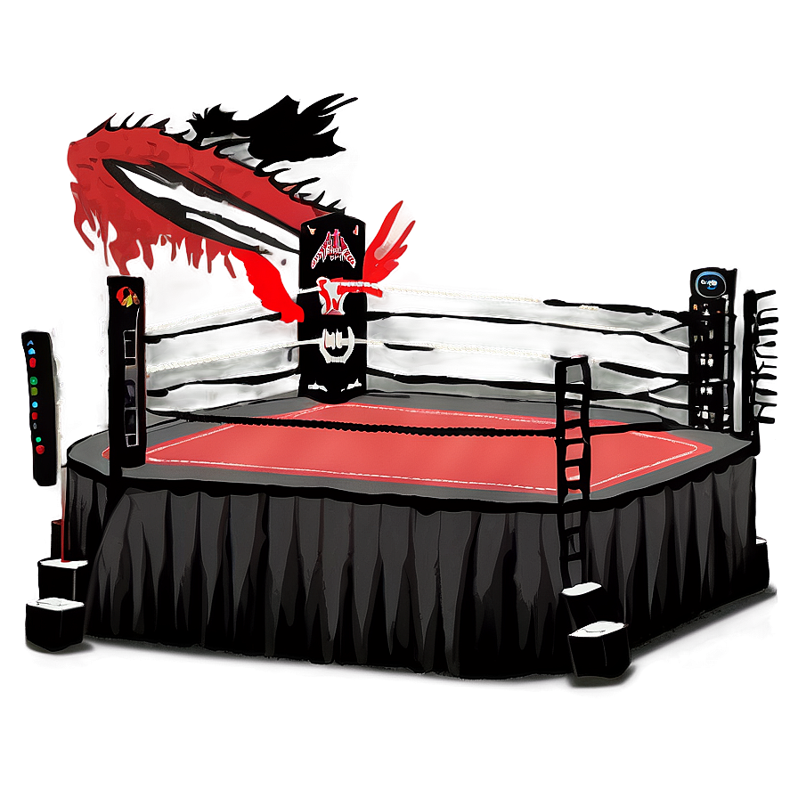 Wrestling Ring Night Event Png Igi