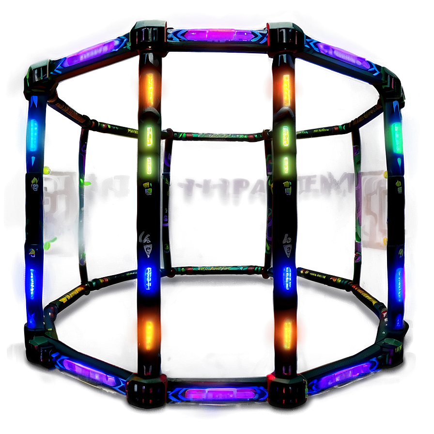 Wrestling Ring With Led Lights Png Nxs