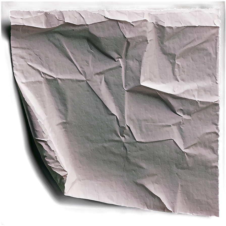 Wrinkled Paper With Ink Stains Png Bii