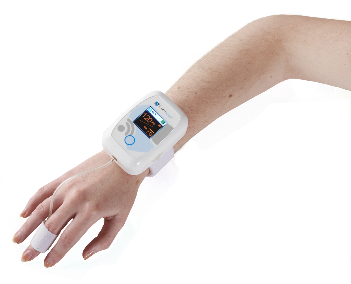 Wrist Blood Pressure Monitorin Use