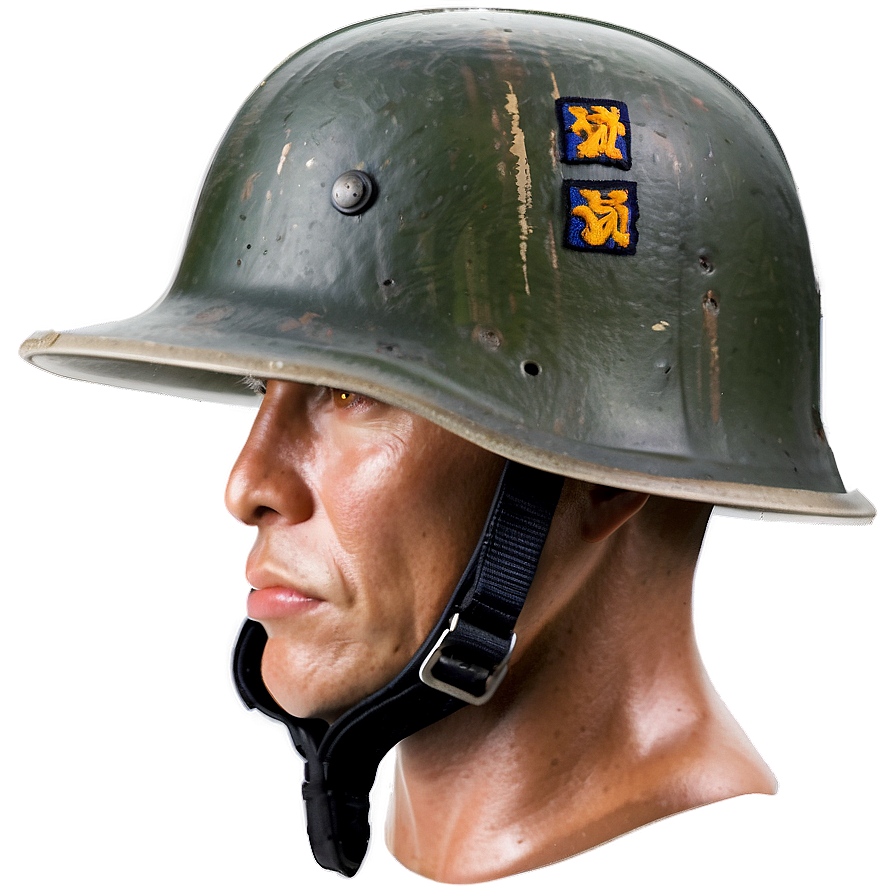 Ww2 Combat Helmet Design Png 06132024