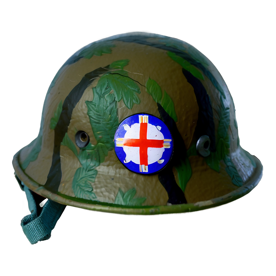 Ww2 Helmet Camouflage Png Tvh53