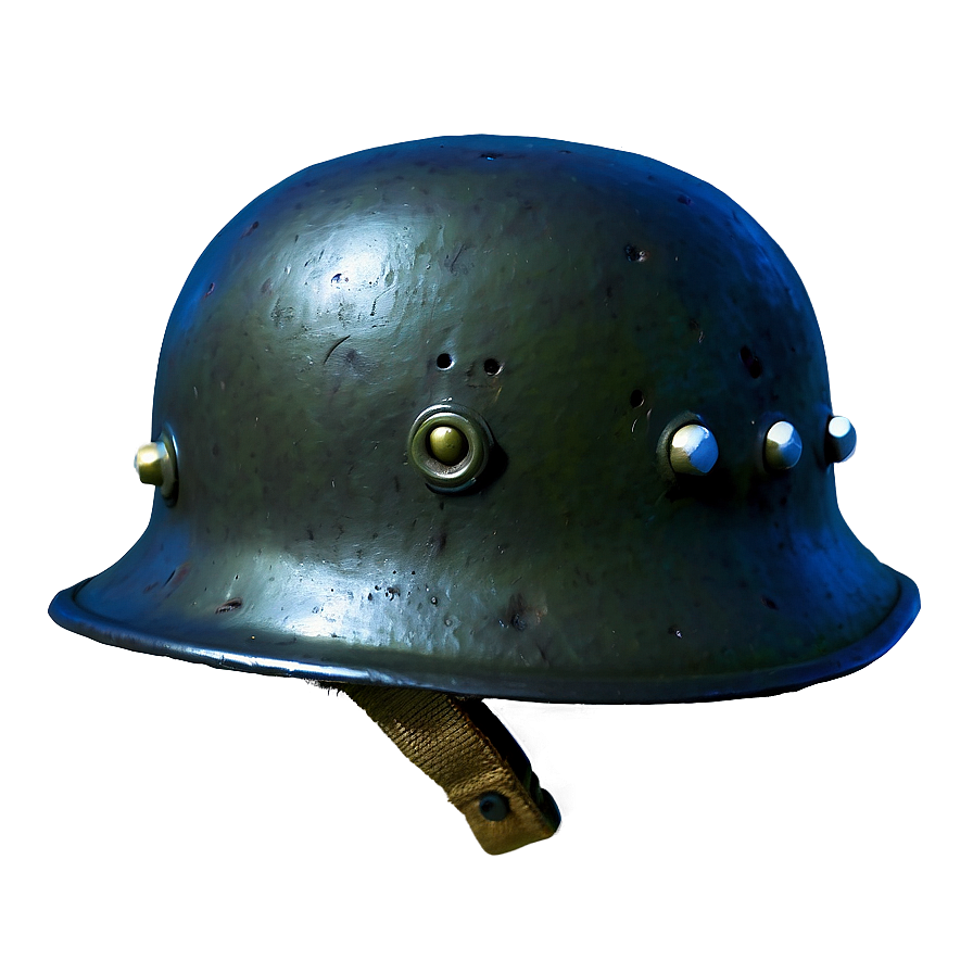 Ww2 Helmet With Bullets Png 4