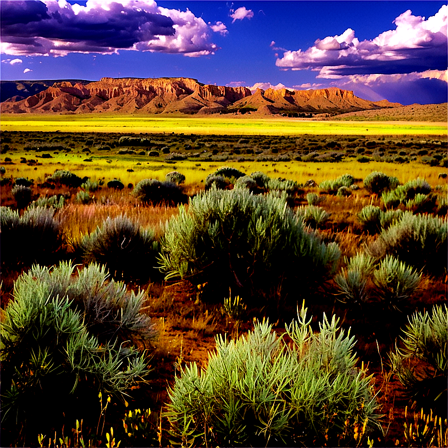 Wyoming Sagebrush Landscape Png 95