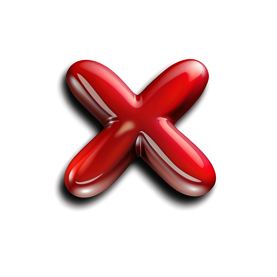 X Mark Button Png 75
