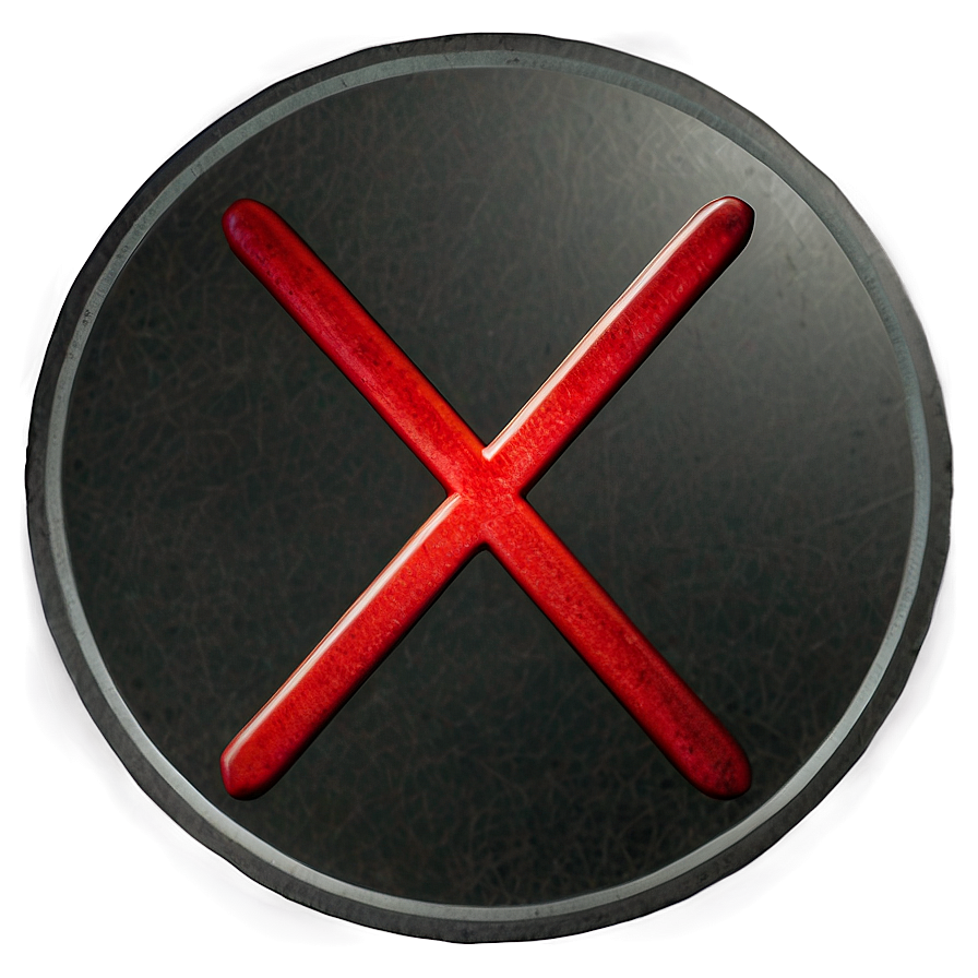 X Mark In Circle Png 05252024