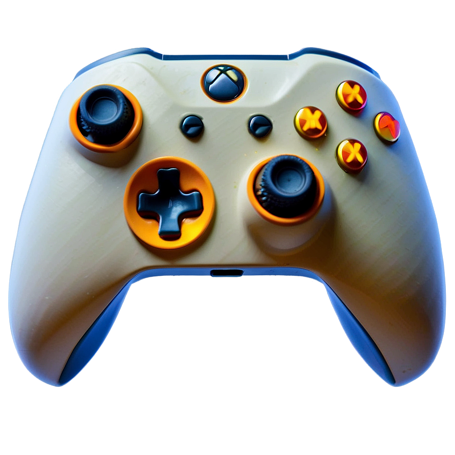 Xbox Controller Sunset Orange Png 05252024