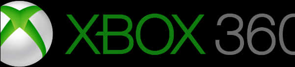 Xbox360 Logoon Black Background