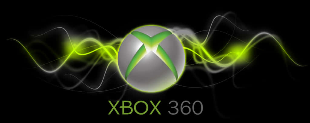 Xbox360 Logowith Green Waves