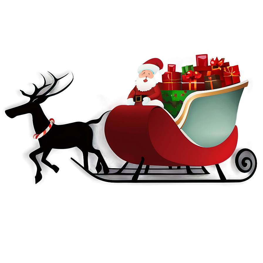 Xmas Sleigh Clipart Png Ypq