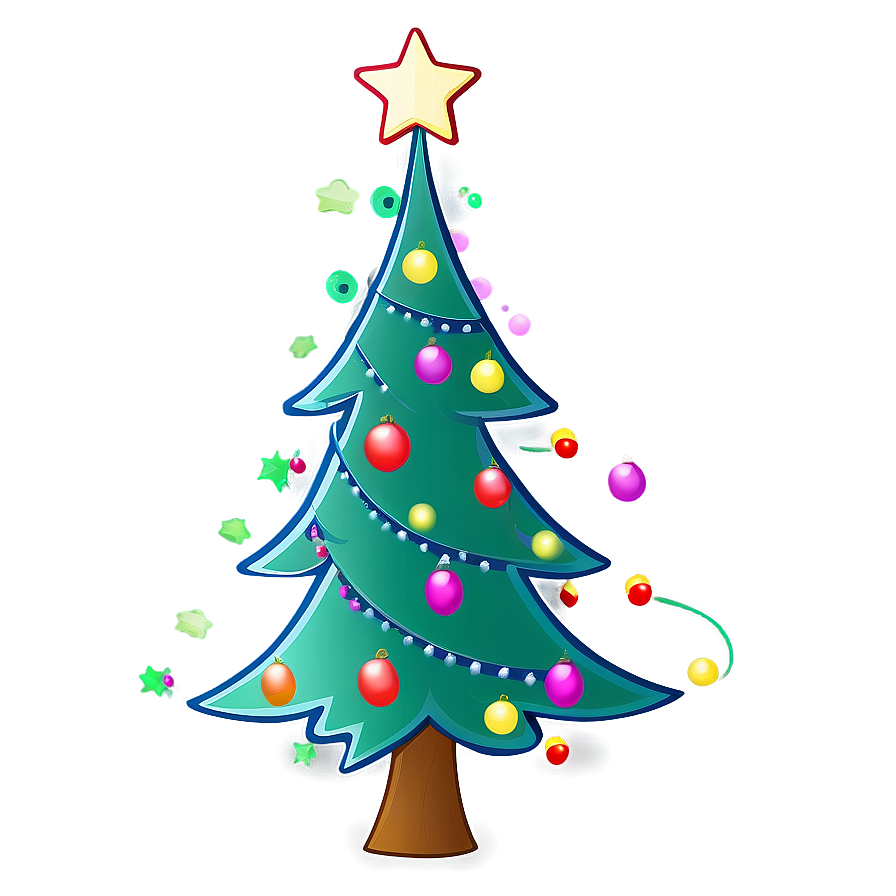 Xmas Tree Clipart Collection Png 06292024