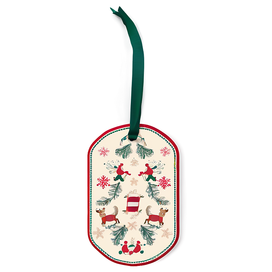 Xmas Tree Decoration Tag Png Ygt