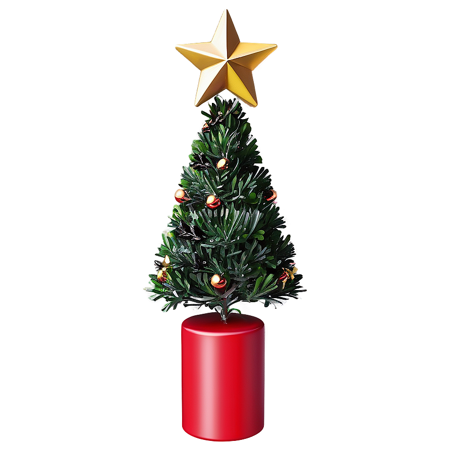 Xmas Tree Star Topper Png Hsm11