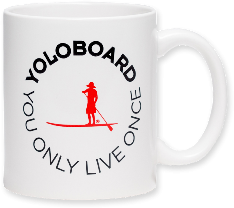 Y O L O Board Motivational Coffee Mug