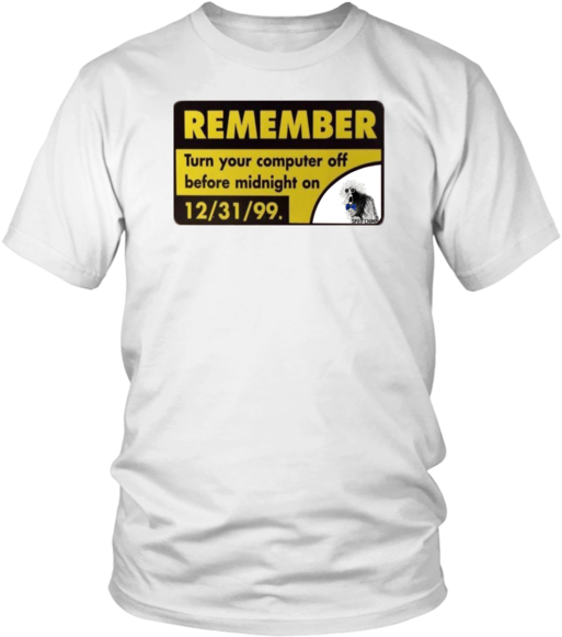 Y2 K Reminder T Shirt Design