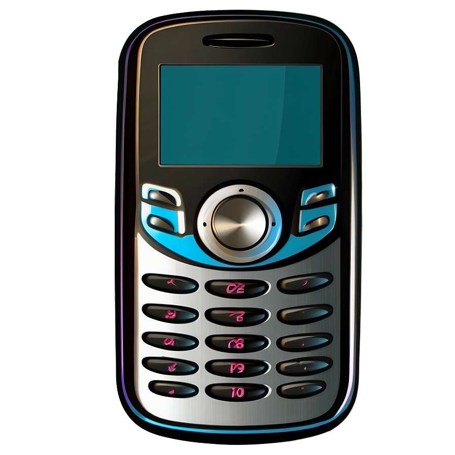 Y2k Mobile Phone Vector Png 11