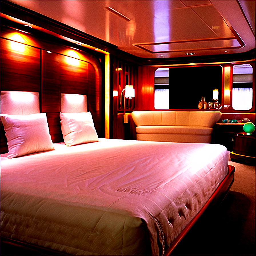 Yacht Interior Bedroom Suite Png 05242024