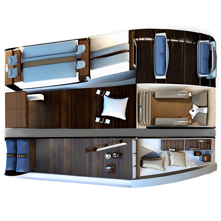 Yacht Interior Bedroom Suite Png Ivt
