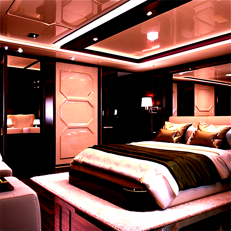 Yacht Interior Bedroom Suite Png Ogh