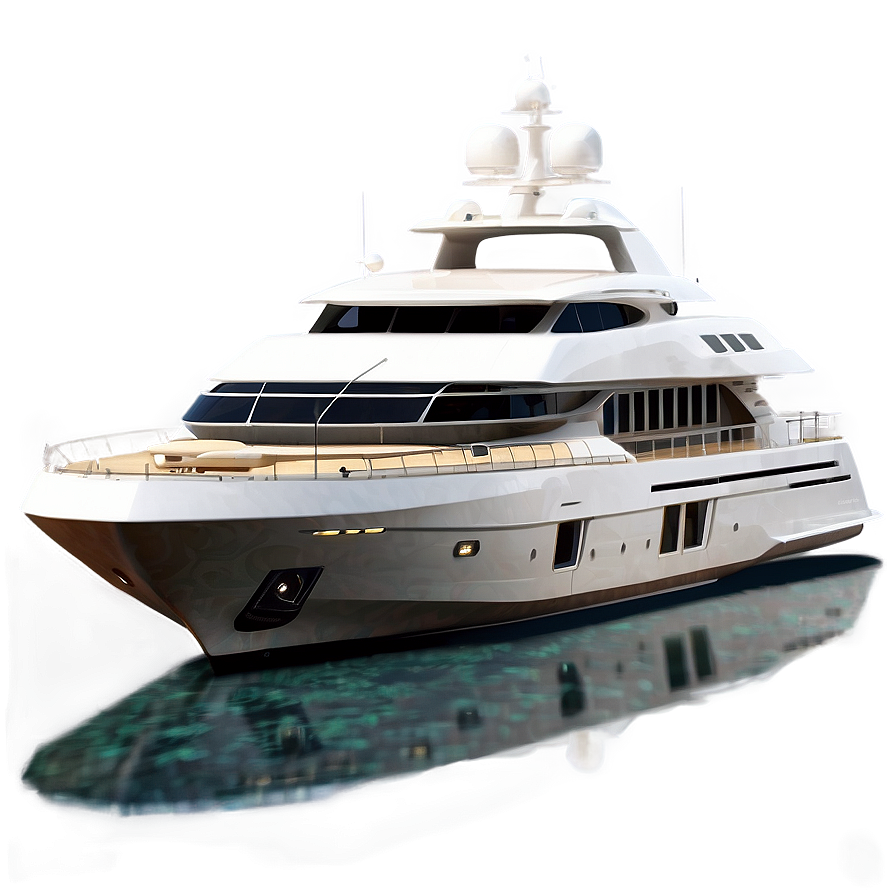Yacht With Helipad Png 05242024