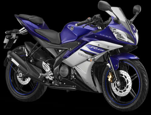 Yamaha R15 Blue Motorcycle