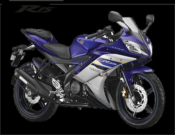 Yamaha R15 Blue Sportbike