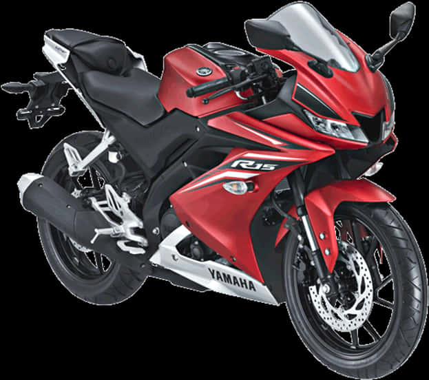 Yamaha R15 Red Sportbike