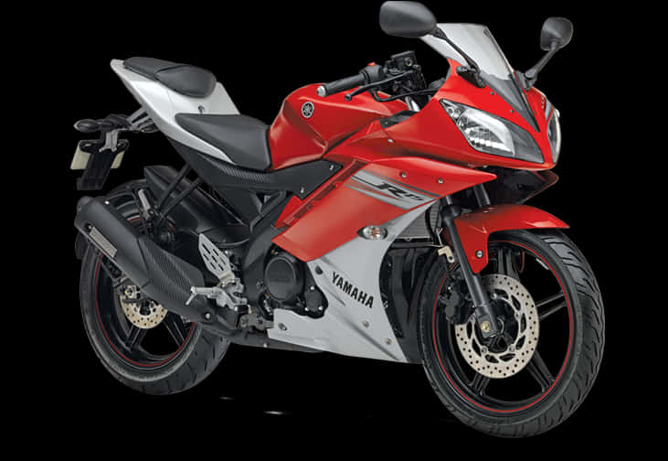 Yamaha R15 Redand White Sportbike