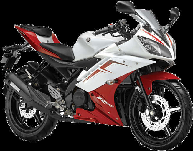 Yamaha R15 Redand White Sportbike