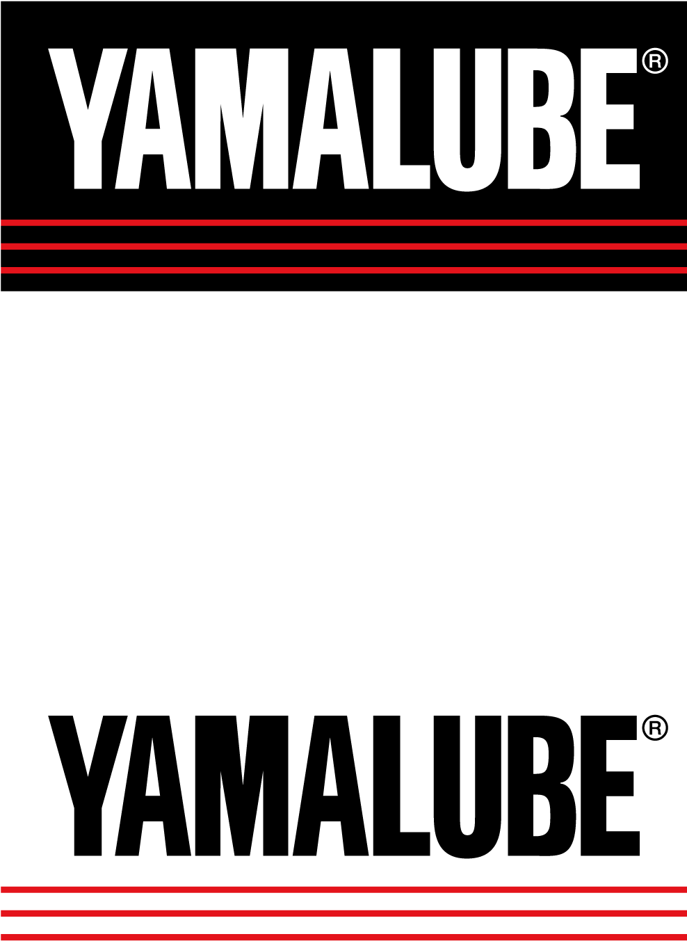 Yamalube Logo Vertical Design