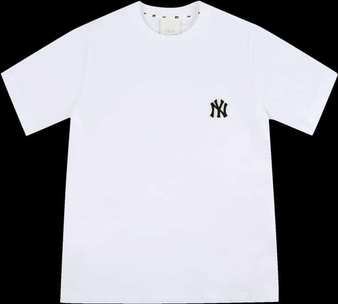 Yankees Logo White T Shirt