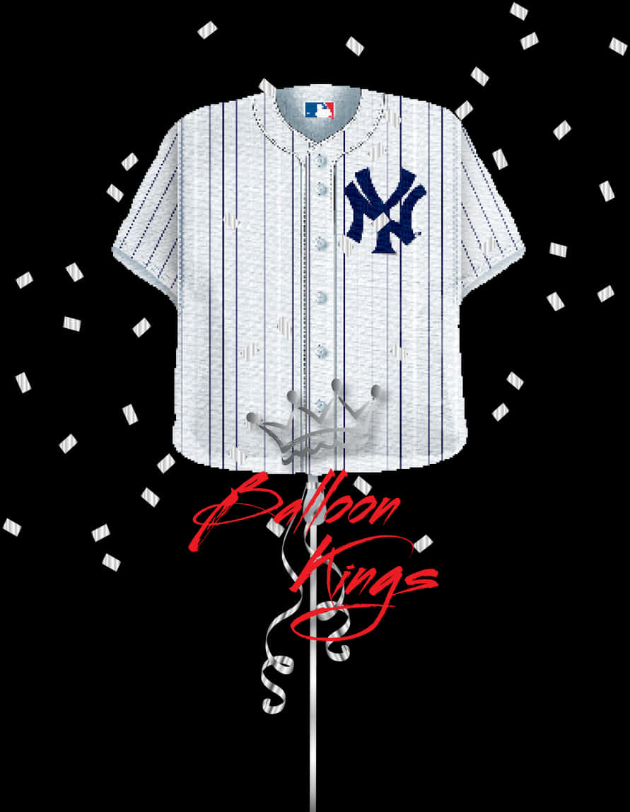 Yankees Uniform Balloon Art